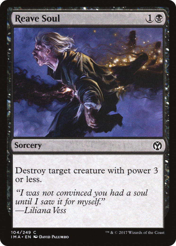 Reave Soul (IMA-104) - Iconic Masters - Premium MTG Single from Wizards of the Coast - Just $0.08! Shop now at Game Crave Tournament Store