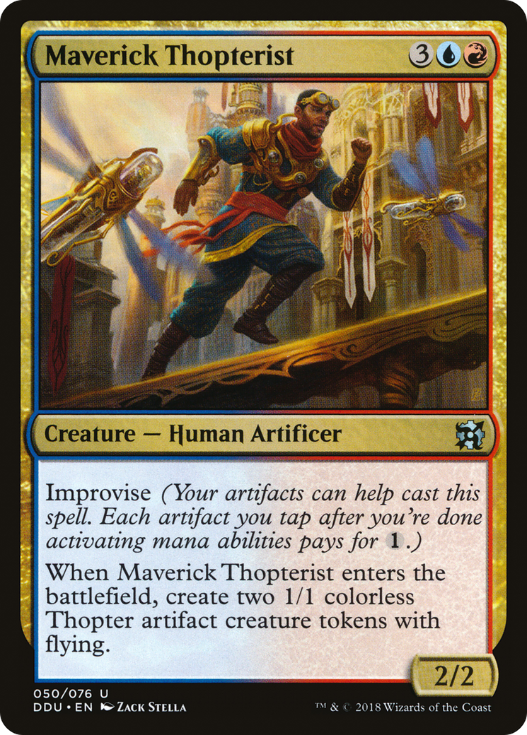 Maverick Thopterist (DDU-050) - Duel Decks: Elves vs. Inventors - Premium MTG Single from Wizards of the Coast - Just $0.08! Shop now at Game Crave Tournament Store