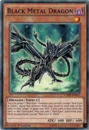 Black Metal Dragon (CORE-EN022) - Clash of Rebellions 1st Edition - Premium Yugioh Single from Konami - Just $1.54! Shop now at Game Crave Tournament Store
