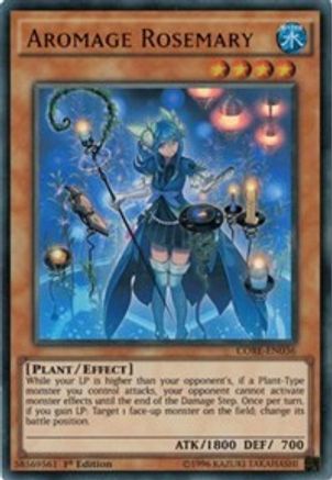 Aromage Rosemary (CORE-EN036) - Clash of Rebellions 1st Edition - Premium Yugioh Single from Konami - Just $2.18! Shop now at Game Crave Tournament Store