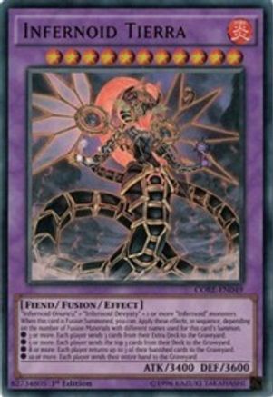 Infernoid Tierra (CORE-EN049) - Clash of Rebellions Unlimited - Premium Yugioh Single from Konami - Just $0.32! Shop now at Game Crave Tournament Store