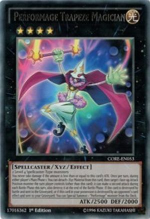 Performage Trapeze Magician (CORE-EN053) - Clash of Rebellions 1st Edition - Premium Yugioh Single from Konami - Just $0.89! Shop now at Game Crave Tournament Store