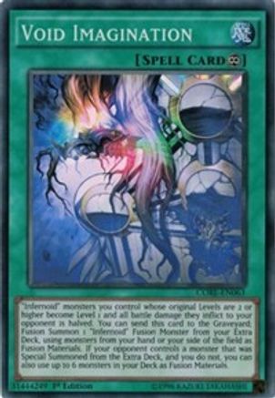Void Imagination (CORE-EN063) - Clash of Rebellions 1st Edition - Premium Yugioh Single from Konami - Just $0.36! Shop now at Game Crave Tournament Store
