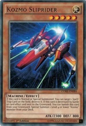 Kozmo Sliprider (CORE-EN084) - Clash of Rebellions Unlimited - Premium Yugioh Single from Konami - Just $0.47! Shop now at Game Crave Tournament Store