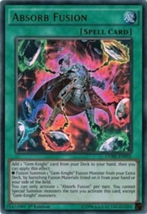 Absorb Fusion (CORE-EN092) - Clash of Rebellions Unlimited - Premium Yugioh Single from Konami - Just $4.88! Shop now at Game Crave Tournament Store