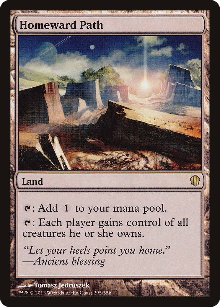 Homeward Path (C13-295) - Commander 2013 - Premium MTG Single from Wizards of the Coast - Just $10.61! Shop now at Game Crave Tournament Store
