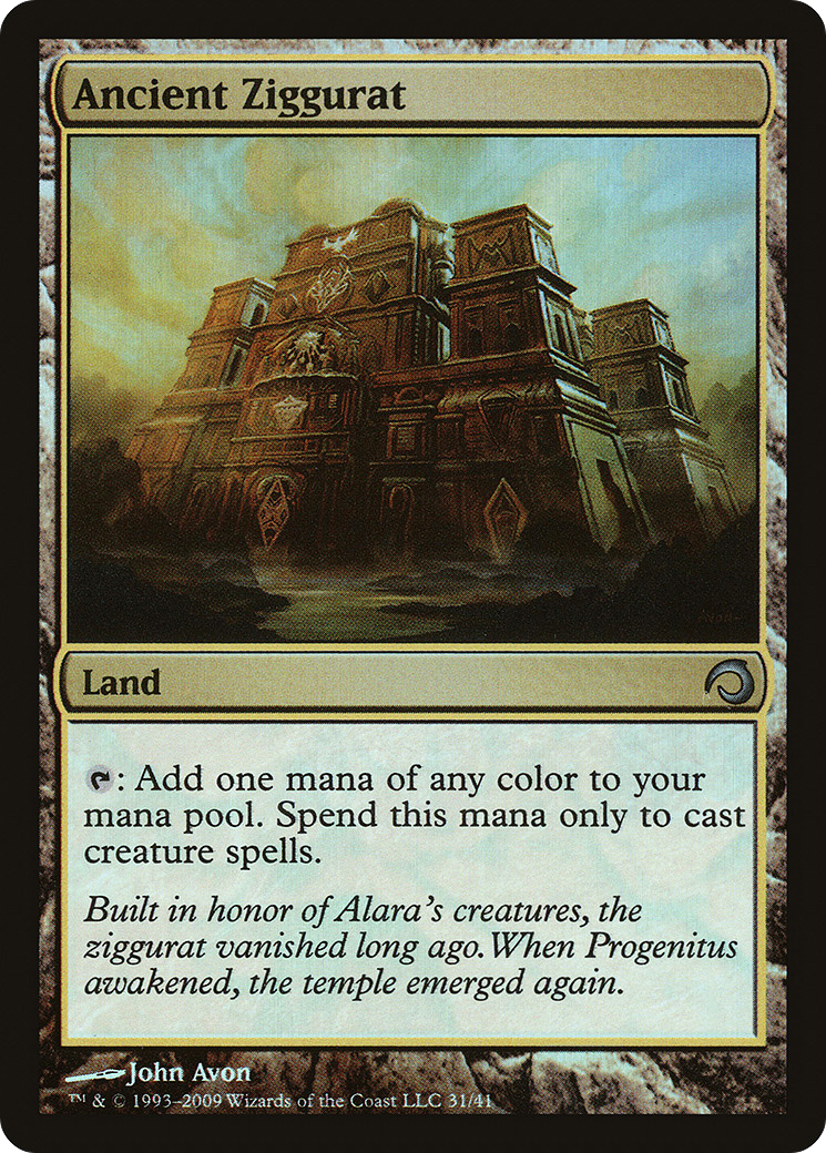 Ancient Ziggurat (H09-031) - Premium Deck Series: Slivers Foil - Premium MTG Single from Wizards of the Coast - Just $2.13! Shop now at Game Crave Tournament Store