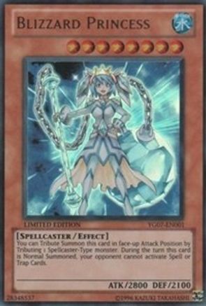 Blizzard Princess (YG07-EN001) - Yu-Gi-Oh! GX Manga Promotional Cards Limited - Premium Yugioh Single from Konami - Just $3.20! Shop now at Game Crave Tournament Store