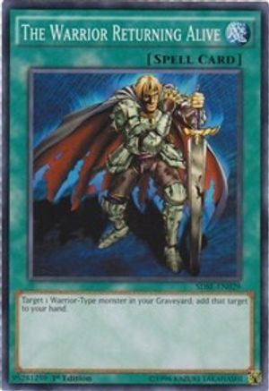 The Warrior Returning Alive (SDSE-EN029) - Structure Deck: Synchron Extreme 1st Edition - Premium Yugioh Single from Konami - Just $0.25! Shop now at Game Crave Tournament Store