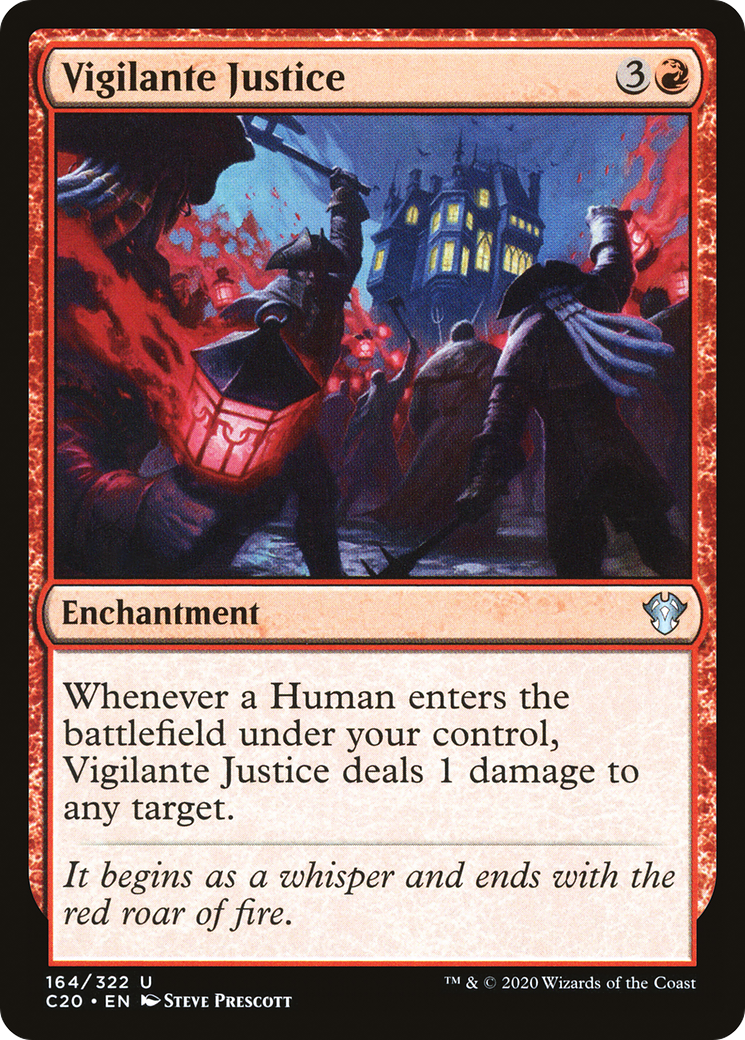 Vigilante Justice (C20-164) - Commander 2020 - Premium MTG Single from Wizards of the Coast - Just $0.08! Shop now at Game Crave Tournament Store