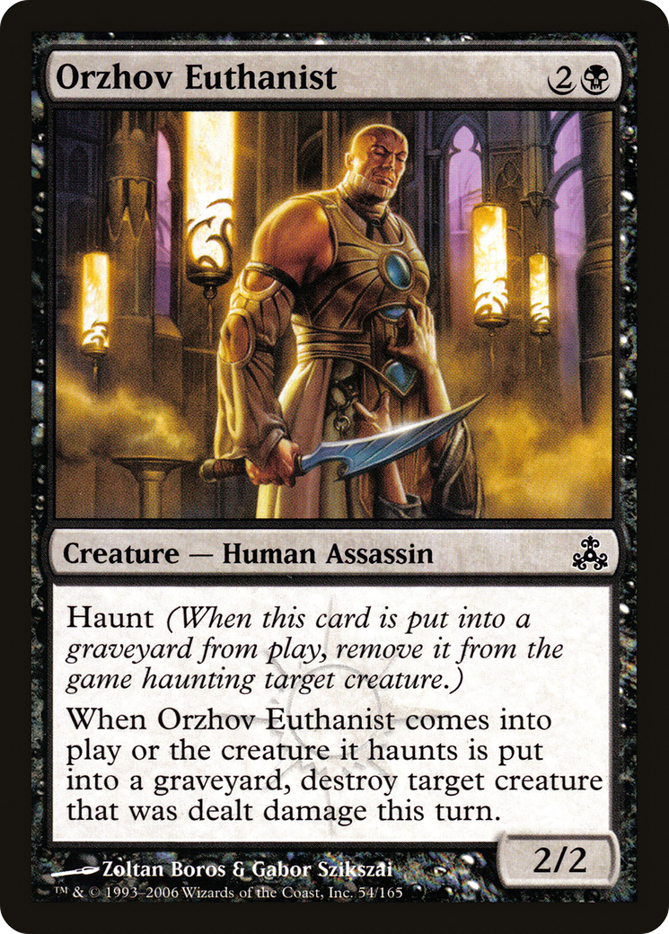 Orzhov Euthanist (GPT-054) - Guildpact Foil - Premium MTG Single from Wizards of the Coast - Just $0.12! Shop now at Game Crave Tournament Store