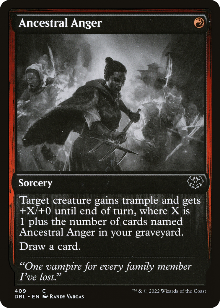 Ancestral Anger (DBL-409) - Innistrad: Double Feature - Premium MTG Single from Wizards of the Coast - Just $0.12! Shop now at Game Crave Tournament Store