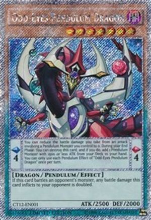 Odd-Eyes Pendulum Dragon (CT12-EN001) - 2015 Mega-Tins Limited - Premium Yugioh Single from Konami - Just $0.30! Shop now at Game Crave Tournament Store