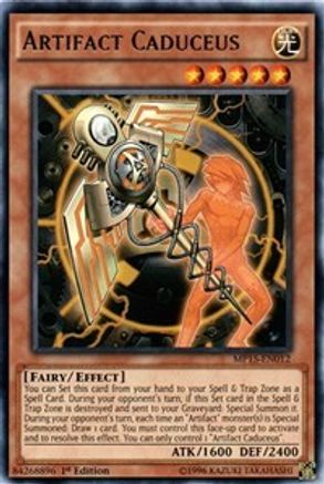 Artifact Caduceus (MP15-EN012) - 2015 Mega-Tins Mega Pack 1st Edition - Premium Yugioh Single from Konami - Just $0.25! Shop now at Game Crave Tournament Store