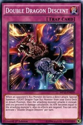Double Dragon Descent (MP15-EN039) - 2015 Mega-Tins Mega Pack 1st Edition - Premium Yugioh Single from Konami - Just $0.24! Shop now at Game Crave Tournament Store