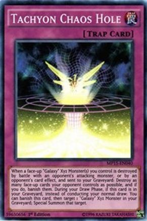 Tachyon Chaos Hole (MP15-EN040) - 2015 Mega-Tins Mega Pack 1st Edition - Premium Yugioh Single from Konami - Just $1.22! Shop now at Game Crave Tournament Store
