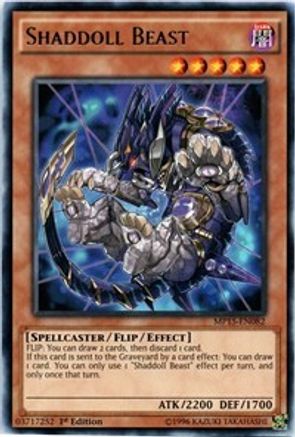 Shaddoll Beast (MP15-EN082) - 2015 Mega-Tins Mega Pack 1st Edition - Premium Yugioh Single from Konami - Just $0.80! Shop now at Game Crave Tournament Store