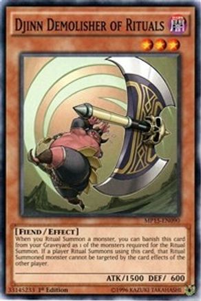 Djinn Demolisher of Rituals (MP15-EN090) - 2015 Mega-Tins Mega Pack 1st Edition - Premium Yugioh Single from Konami - Just $0.23! Shop now at Game Crave Tournament Store