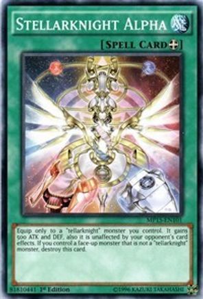Stellarknight Alpha (MP15-EN101) - 2015 Mega-Tins Mega Pack 1st Edition - Premium Yugioh Single from Konami - Just $0.25! Shop now at Game Crave Tournament Store