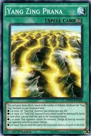 Yang Zing Prana (MP15-EN106) - 2015 Mega-Tins Mega Pack 1st Edition - Premium Yugioh Single from Konami - Just $0.25! Shop now at Game Crave Tournament Store