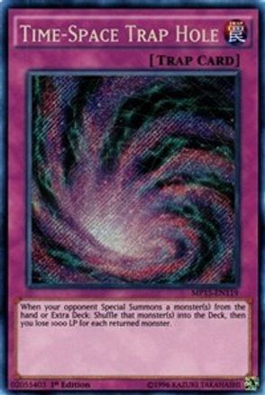 Time-Space Trap Hole (MP15-EN119) - 2015 Mega-Tins Mega Pack 1st Edition - Premium Yugioh Single from Konami - Just $0.95! Shop now at Game Crave Tournament Store