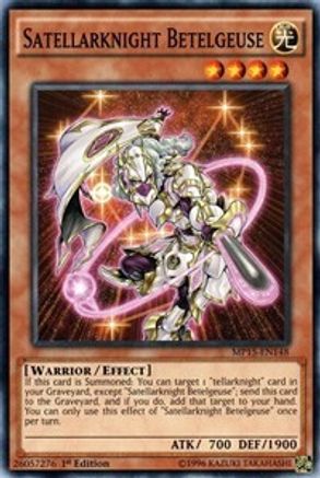 Satellarknight Betelgeuse (MP15-EN148) - 2015 Mega-Tins Mega Pack 1st Edition - Premium Yugioh Single from Konami - Just $0.25! Shop now at Game Crave Tournament Store