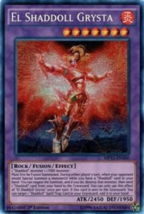 El Shaddoll Grysta (MP15-EN160) - 2015 Mega-Tins Mega Pack 1st Edition - Premium Yugioh Single from Konami - Just $0.66! Shop now at Game Crave Tournament Store