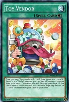 Toy Vendor (MP15-EN170) - 2015 Mega-Tins Mega Pack 1st Edition - Premium Yugioh Single from Konami - Just $0.09! Shop now at Game Crave Tournament Store