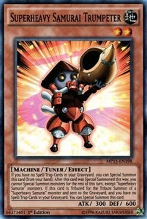 Superheavy Samurai Trumpeter (MP15-EN198) - 2015 Mega-Tins Mega Pack 1st Edition - Premium Yugioh Single from Konami - Just $0.49! Shop now at Game Crave Tournament Store