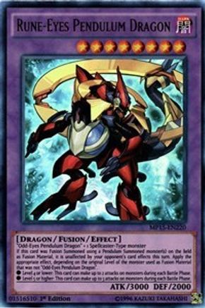 Rune-Eyes Pendulum Dragon (MP15-EN220) - 2015 Mega-Tins Mega Pack 1st Edition - Premium Yugioh Single from Konami - Just $0.32! Shop now at Game Crave Tournament Store