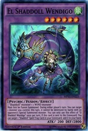 El Shaddoll Wendigo (MP15-EN221) - 2015 Mega-Tins Mega Pack 1st Edition - Premium Yugioh Single from Konami - Just $0.26! Shop now at Game Crave Tournament Store