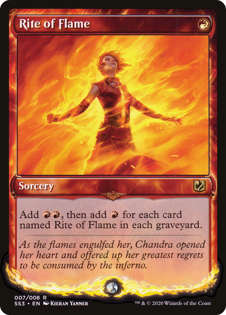 Rite of Flame (SS3-007) - Signature Spellbook: Chandra Foil - Premium MTG Single from Wizards of the Coast - Just $3.92! Shop now at Game Crave Tournament Store
