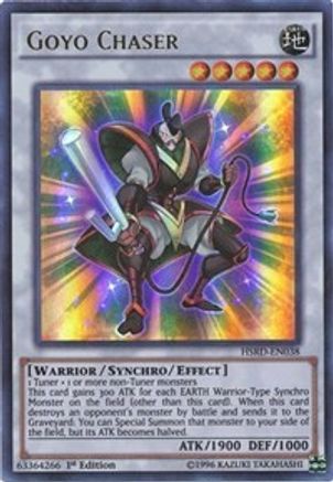 Goyo Chaser (HSRD-EN038) - High-Speed Riders 1st Edition - Premium Yugioh Single from Konami - Just $0.32! Shop now at Game Crave Tournament Store