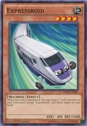 Expressroid (HSRD-EN045) - High-Speed Riders 1st Edition - Premium Yugioh Single from Konami - Just $0.25! Shop now at Game Crave Tournament Store