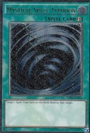 Mystical Space Typhoon (AP08-EN002) - Astral Pack 8 Unlimited - Premium Yugioh Single from Konami - Just $104.08! Shop now at Game Crave Tournament Store