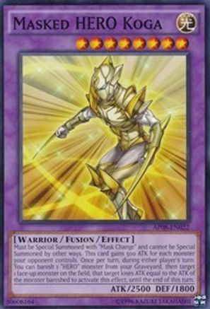 Masked HERO Koga (AP08-EN022) - Astral Pack 8 Unlimited - Premium Yugioh Single from Konami - Just $0.25! Shop now at Game Crave Tournament Store