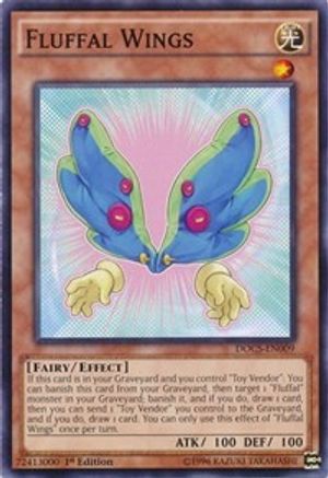 Fluffal Wings (DOCS-EN009) - Dimension of Chaos Unlimited - Premium Yugioh Single from Konami - Just $0.35! Shop now at Game Crave Tournament Store