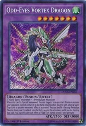 Odd-Eyes Vortex Dragon (DOCS-EN045) - Dimension of Chaos Unlimited - Premium Yugioh Single from Konami - Just $2.32! Shop now at Game Crave Tournament Store