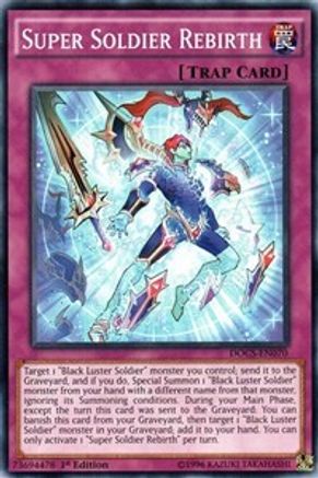 Super Soldier Rebirth (DOCS-EN070) - Dimension of Chaos 1st Edition - Premium Yugioh Single from Konami - Just $0.26! Shop now at Game Crave Tournament Store