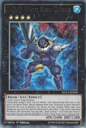 D/D/D Wave King Caesar (DOCS-EN090) - Dimension of Chaos 1st Edition - Premium Yugioh Single from Konami - Just $0.77! Shop now at Game Crave Tournament Store