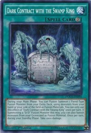 Dark Contract with the Swamp King (DOCS-EN094) - Dimension of Chaos Unlimited - Premium Yugioh Single from Konami - Just $0.26! Shop now at Game Crave Tournament Store