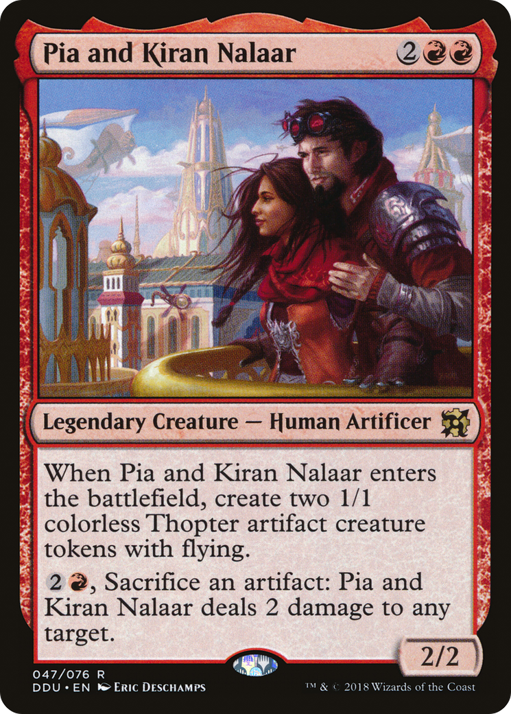 Pia and Kiran Nalaar (DDU-047) - Duel Decks: Elves vs. Inventors - Premium MTG Single from Wizards of the Coast - Just $0.25! Shop now at Game Crave Tournament Store