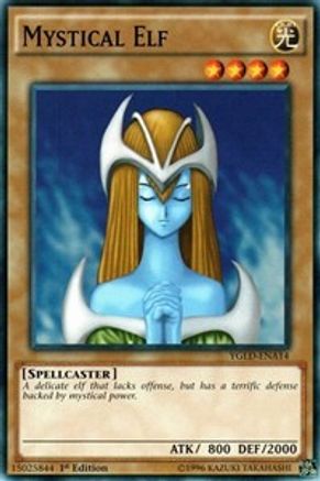 Mystical Elf (YGLD-ENA14) - King of Games: Yugi's Legendary Decks 1st Edition - Premium Yugioh Single from Konami - Just $0.25! Shop now at Game Crave Tournament Store