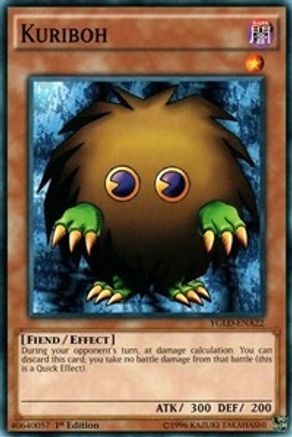 Kuriboh (A) (YGLD-ENA22) - King of Games: Yugi's Legendary Decks Unlimited - Premium Yugioh Single from Konami - Just $0.25! Shop now at Game Crave Tournament Store