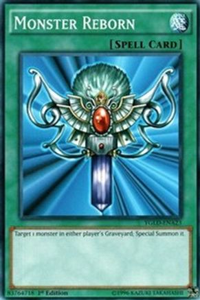 Monster Reborn (A) (YGLD-ENA23) - King of Games: Yugi's Legendary Decks Unlimited - Premium Yugioh Single from Konami - Just $0.26! Shop now at Game Crave Tournament Store