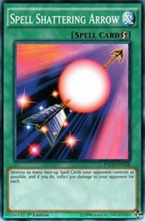 Spell Shattering Arrow (YGLD-ENA28) - King of Games: Yugi's Legendary Decks Unlimited - Premium Yugioh Single from Konami - Just $0.25! Shop now at Game Crave Tournament Store