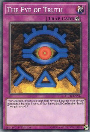 The Eye of Truth (YGLD-ENA39) - King of Games: Yugi's Legendary Decks 1st Edition - Premium Yugioh Single from Konami - Just $0.25! Shop now at Game Crave Tournament Store