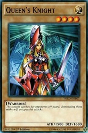 Queen's Knight (B) (YGLD-ENB07) - King of Games: Yugi's Legendary Decks 1st Edition - Premium Yugioh Single from Konami - Just $0.25! Shop now at Game Crave Tournament Store