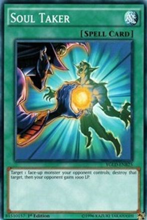 Game Crave Tournament Store - Soul Taker (YGLD-ENB25) - King of Games: Yugi's Legendary Decks Unlimited Game Crave Tournament Store - Soul Taker (YGLD-ENB25) - King of Games: Yugi's Legendary Decks Unlimited