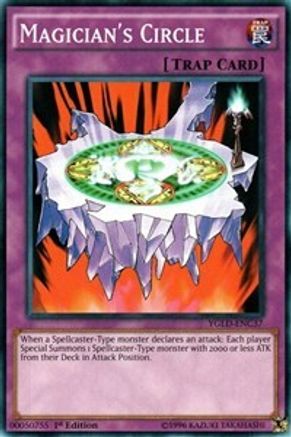 Magician's Circle (YGLD-ENC37) - King of Games: Yugi's Legendary Decks 1st Edition - Premium Yugioh Single from Konami - Just $0.25! Shop now at Game Crave Tournament Store